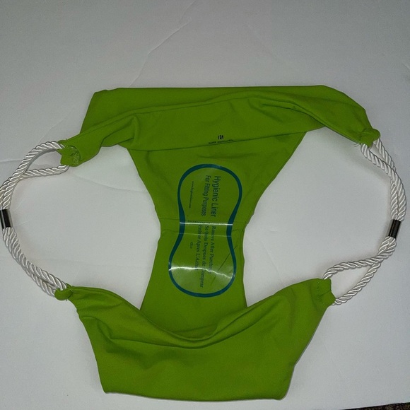KORAL Swim Bikini Rope Bottoms Lime Green M - Picture 6 of 7